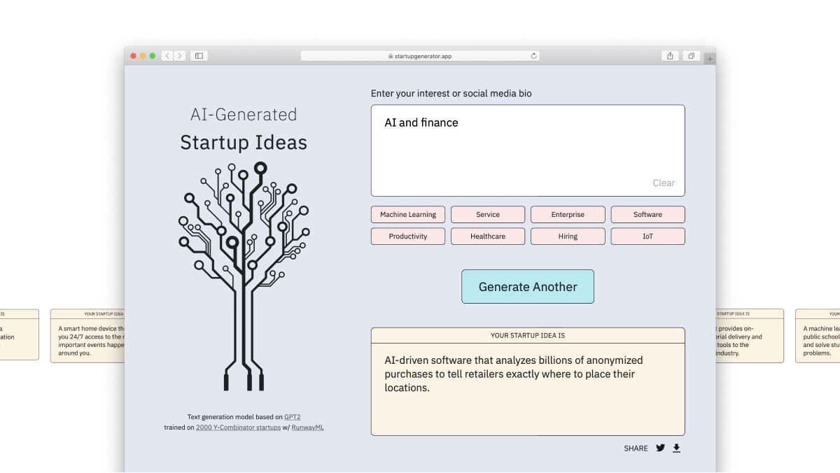 Startup Idea Generator